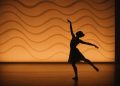 Abstract dance movements illustrating choreography techniques in live performance arts