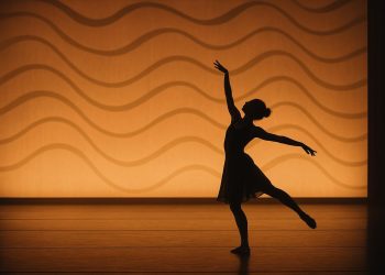 Abstract dance movements illustrating choreography techniques in live performance arts